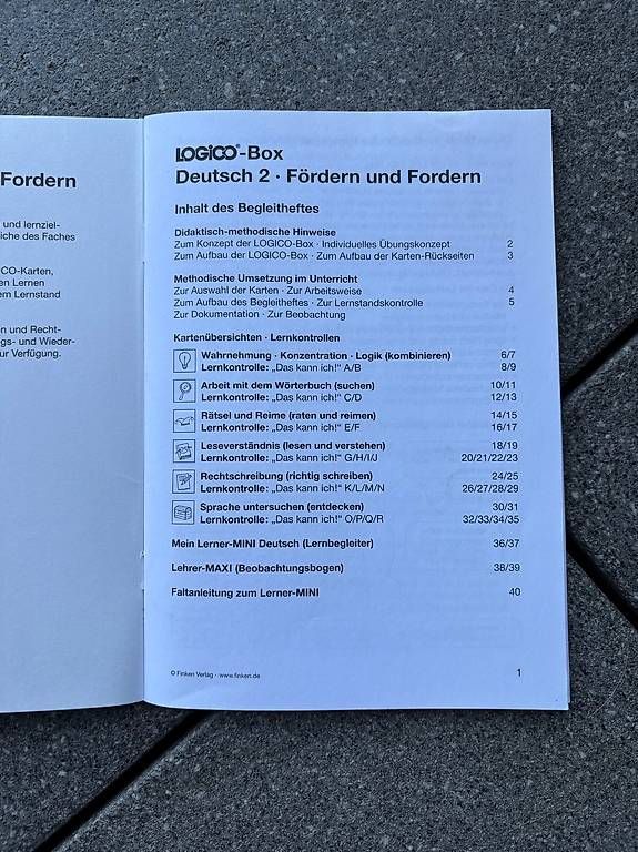 Giochi: Logico Deutsch 2 Förderbox – Usato da Schönenbuch venduto da Herbie6446 2