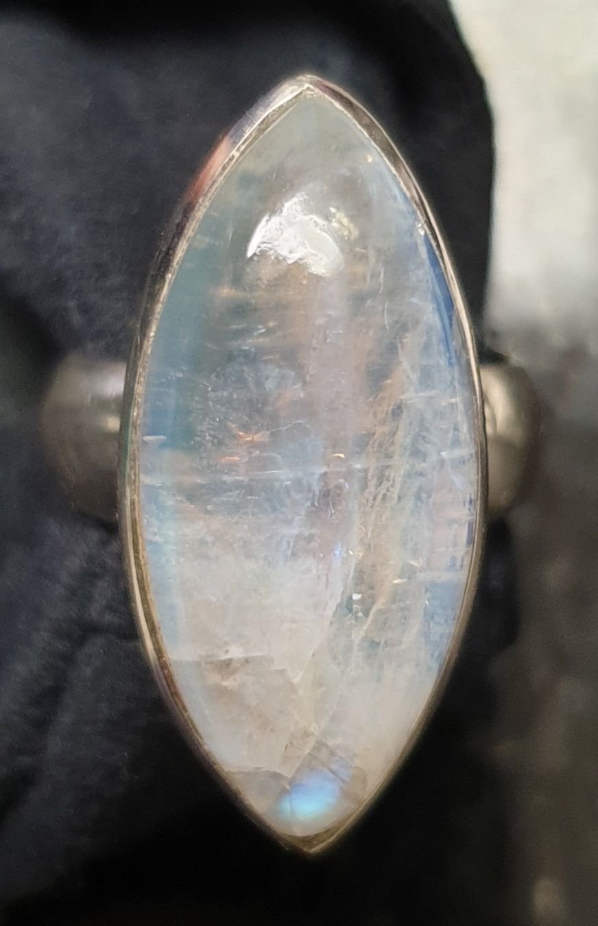 Anelli: Wunderschöner Silber Ring 925 mit Monstein – Nuovo e nell'imballaggio originale da Füllinsdorf venduto da Sternenblick19