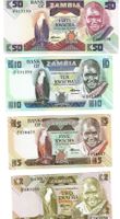 Zambia Set 6 Stk ND 1980-1989 UNZ