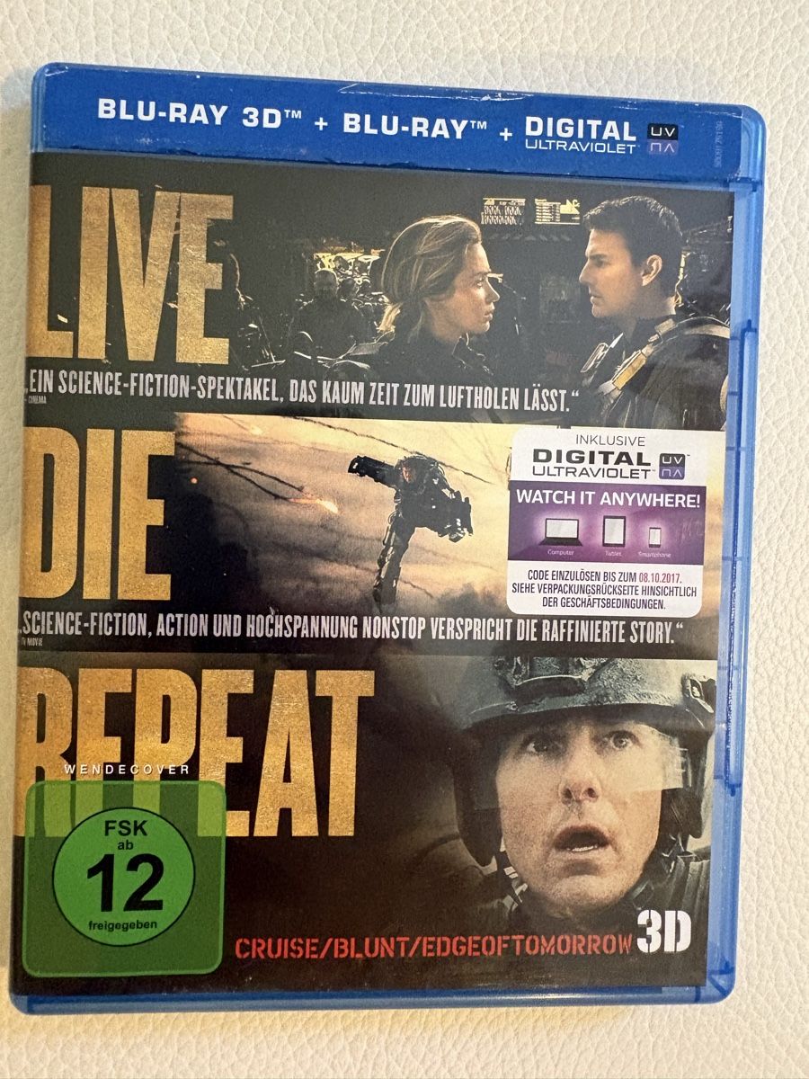 Tutti i DVDs: Edge of Tomorrow Live Die Repeat Blu-ray – Usato da Bäretswil venduto da redt