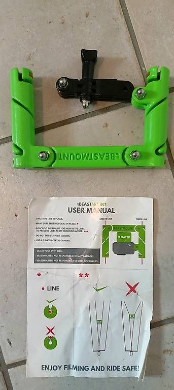 Trépieds & Accessoires: Kitesurf support gopro pour lignes – D'occasion à Cortaillod par sim_76kg