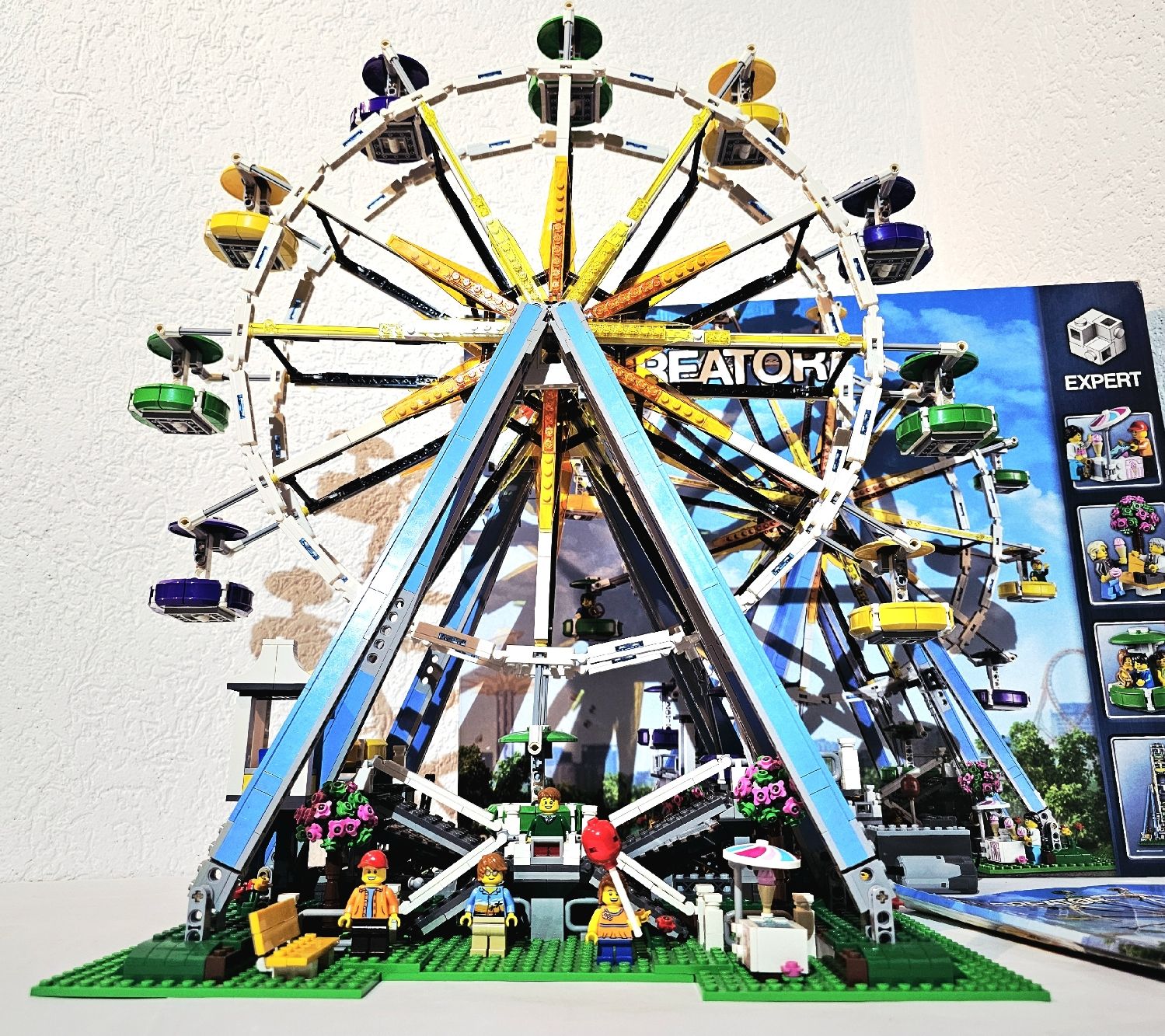 Lego Kit di costruzioni: LEGO CREATOR EXPERT 10247 RIESENRAD MIT OVP – Usato da Turbenthal venduto da Ddanuh 6
