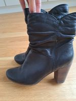 Stiefeletten Leder schwarz Grösse passt 37/38