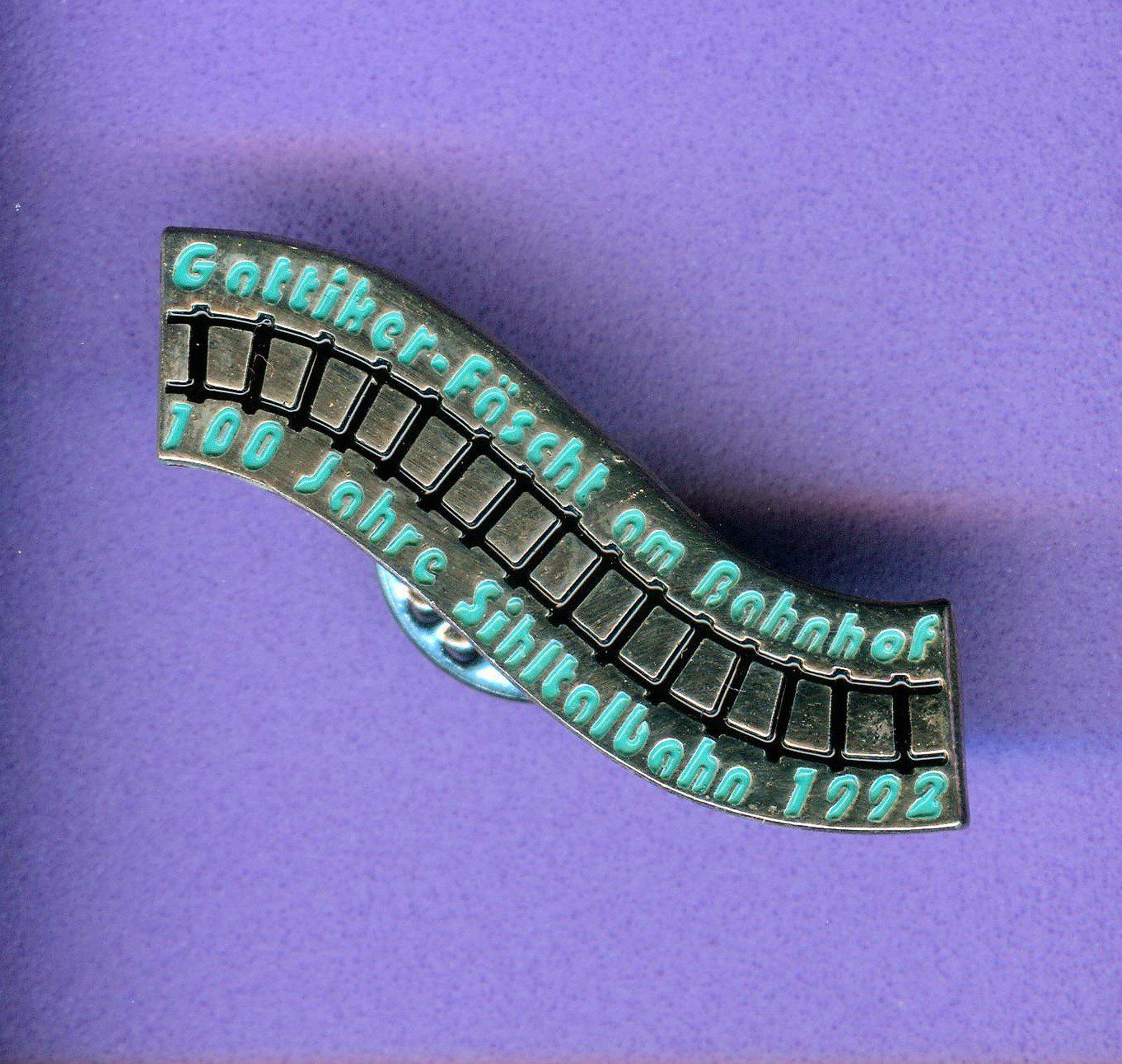 Placchette & Badge: 100 Jahre Sihltalbahn  1992 – Usato da Winterthur venduto da Sammleroase