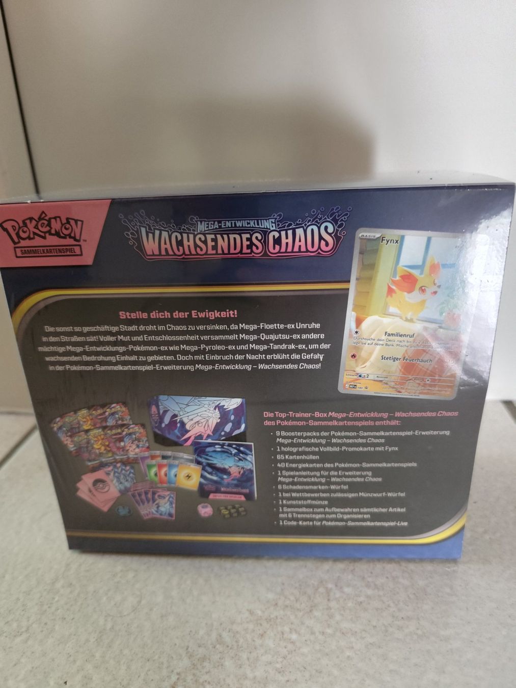 Pokémon Carte collezionabili: Pokemon Top Trainer Box Wachsendes Chaos – Nuovo e nell'imballaggio originale da Sissach venduto da Akimbaro 1