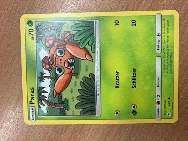 Pokemon Paras 4/68 Kaufen auf Ricardo