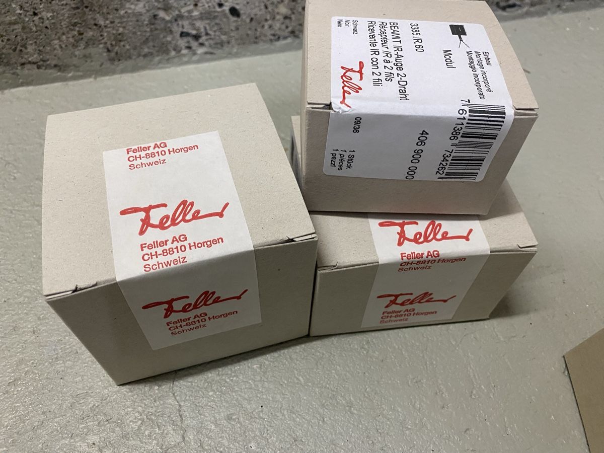 Feller Componenti elettronici: Feller BEAMIT / Zeptrion – verschiedene Komponenten – Usato da Richterswil venduto da LufliDay 1