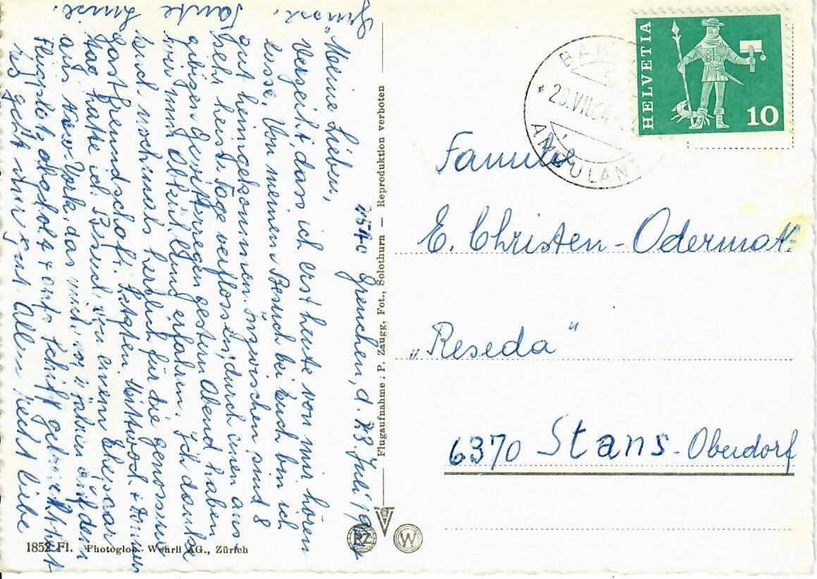 Cartes postales: Grenchen – D'occasion à Hochdorf par Ziegel-16 1