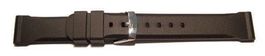 Uhrenband Silikon schwarz 18mm