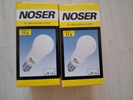 2 SPARLAMPE GLÜHBIRNE 11 WATT E 27