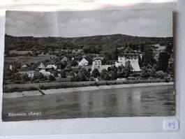Alte Ansichtskarte Biberstein Aargau, Rarität, Aarfähre