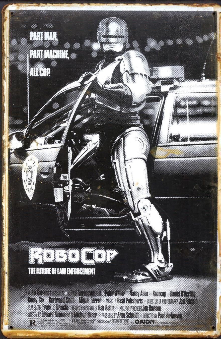 Insegne: Rusty Blechschild-ROBOCOP MOVIE – Nuovo e nell'imballaggio originale da Rupperswil venduto da big-one-sale