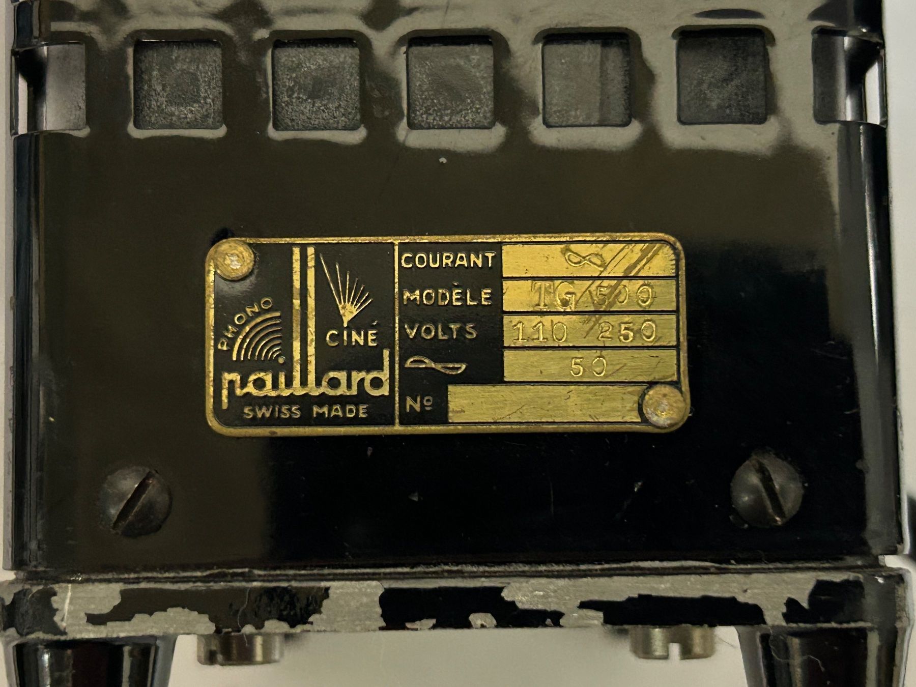 Componenti elettronici: TG 500 Trafo von Paillard – Usato da Etzelkofen venduto da Botti50 3