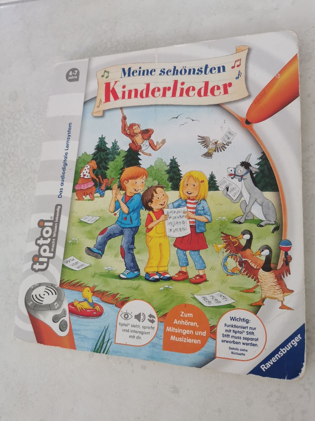 Libri: Tiptoi Buch Meine schönsten Kinderlieder – Usato da Brunnen venduto da JJaime