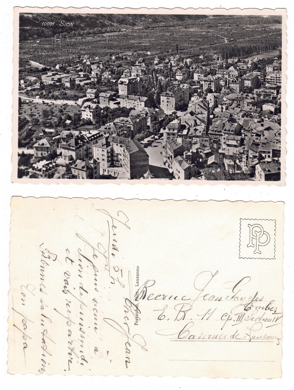 Cartoline postali: Sion – Usato da La Tour-de-Peilz venduto da amjust