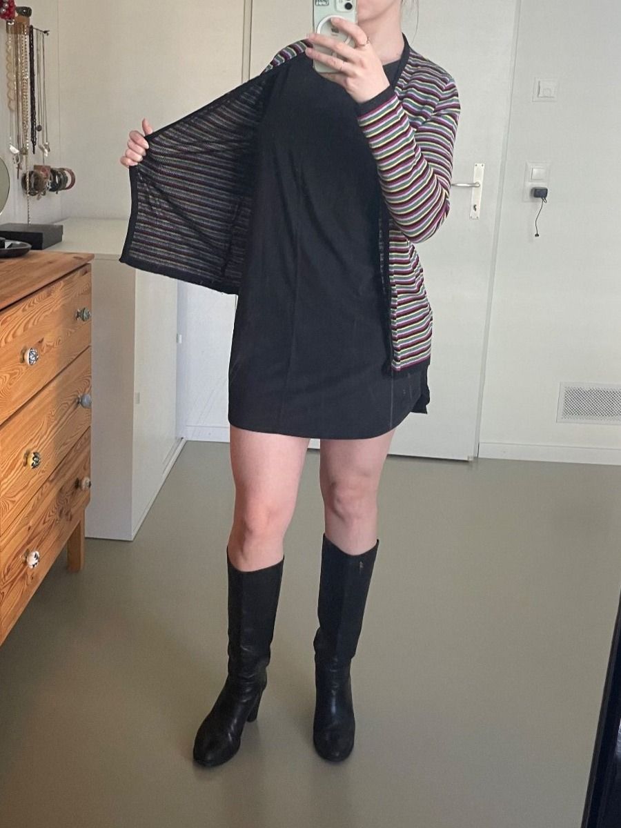 Gilet & Giacche senza maniche: Vintage gestreifter Pullover/Trikot/Weste ALAIN MANOUKIAN – Usato da Zürich venduto da AnnaSa 2