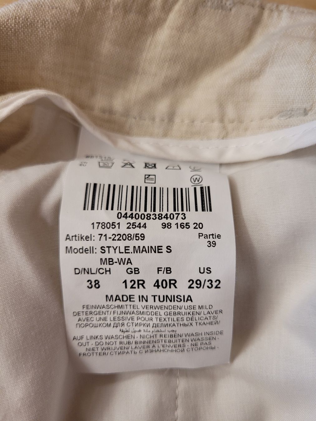 Brax Pantaloni: BRAX pantalon lin 40 – Usato da Lausanne venduto da PlusValue_Lausanne 3