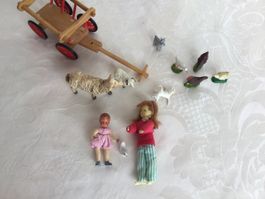 Puppenstuben Puppen mit Zubehör 1:12
