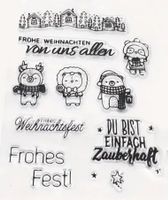 Silikonstempel Frohe Weihnachten von uns allen