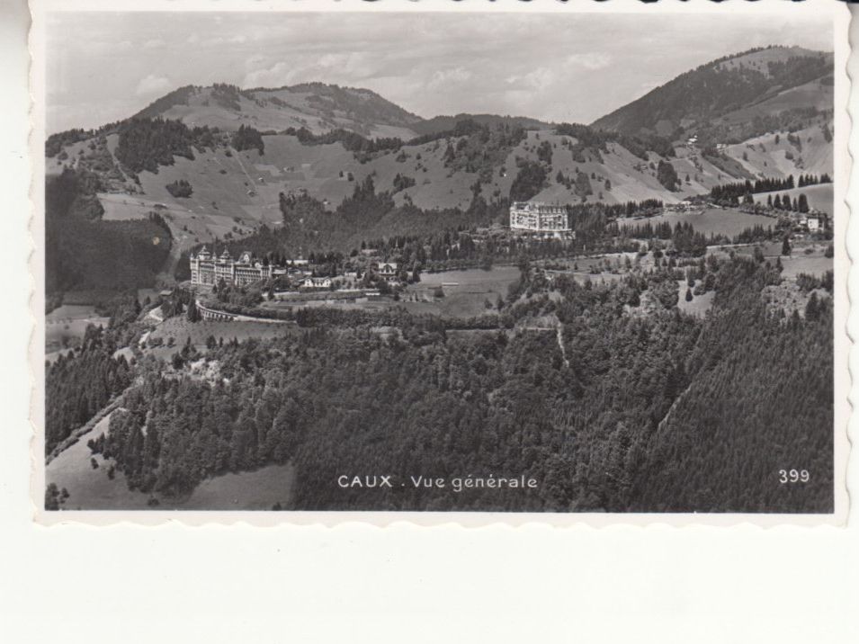 Ansichtskarten: Caux ca. 1940 – Gebraucht aus Bürglen TG von StampGraf