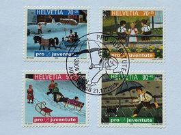 🤸 Pro Juventute Satz 2000: Weihnacht Bücher Nr.356-359 ʘ