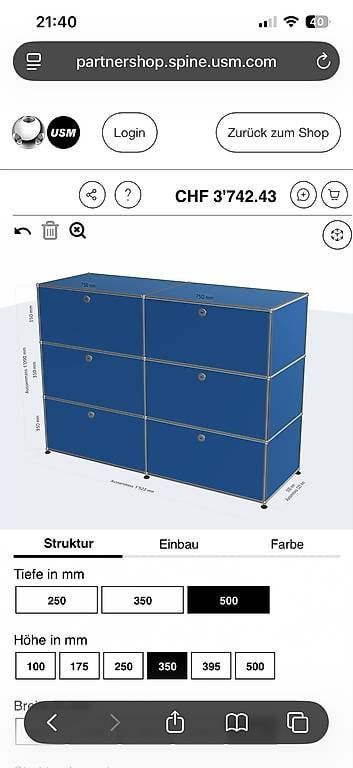 Regale: USM Haller Regal – Gebraucht aus Kreuzlingen von polychromos