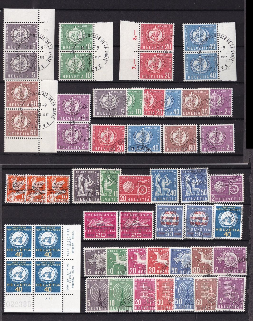Alle Briefmarken: CH Briefmarken-Steckkarten, bunt gemischt – Gebraucht aus Münchwilen AG von Nesar 4