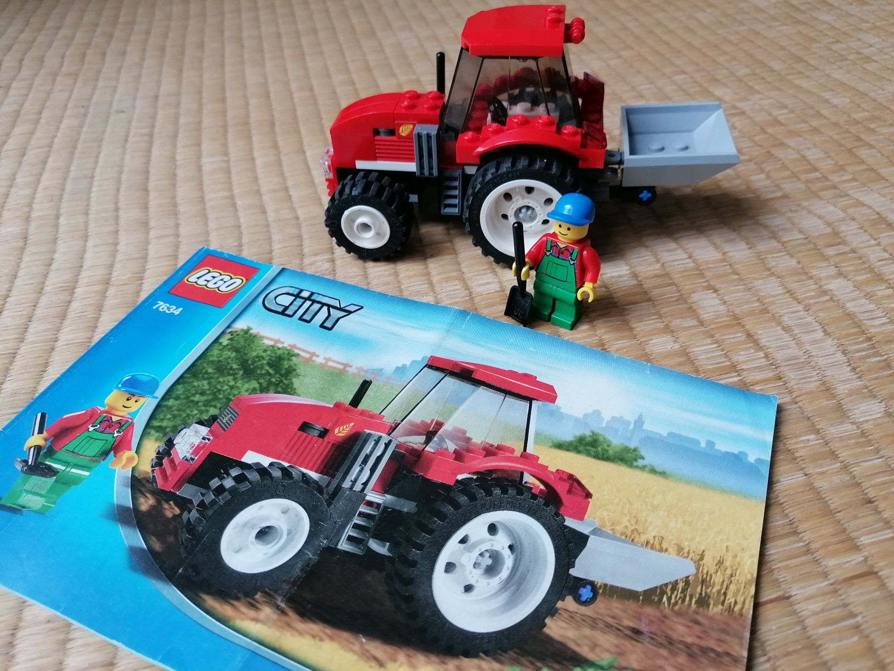 Lego Kit di costruzioni: LEGO City # 7634  Rotes TRAKTOR mit Anleitung – Usato da LAUSANNE venduto da Ch0937