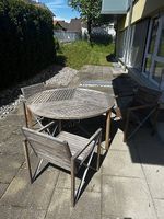 Gartentisch mit Stühlen Teakholz