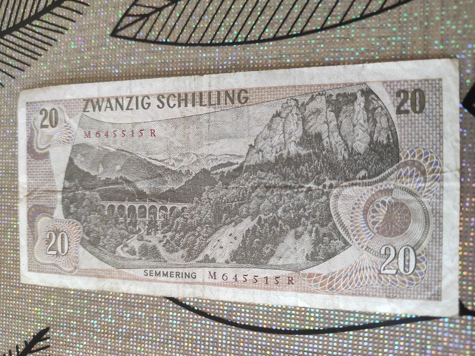 Banknoten: 20 schilling autrichien 1967 – Gebraucht aus Couvet von lulul 1