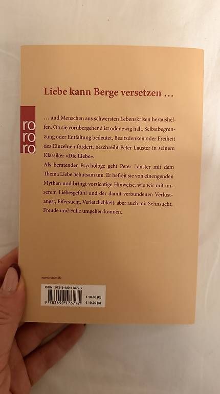 Bücher: Die Liebe - Psychologie eines Phänomen – Neu und originalverpackt aus Bern von sshueli 1