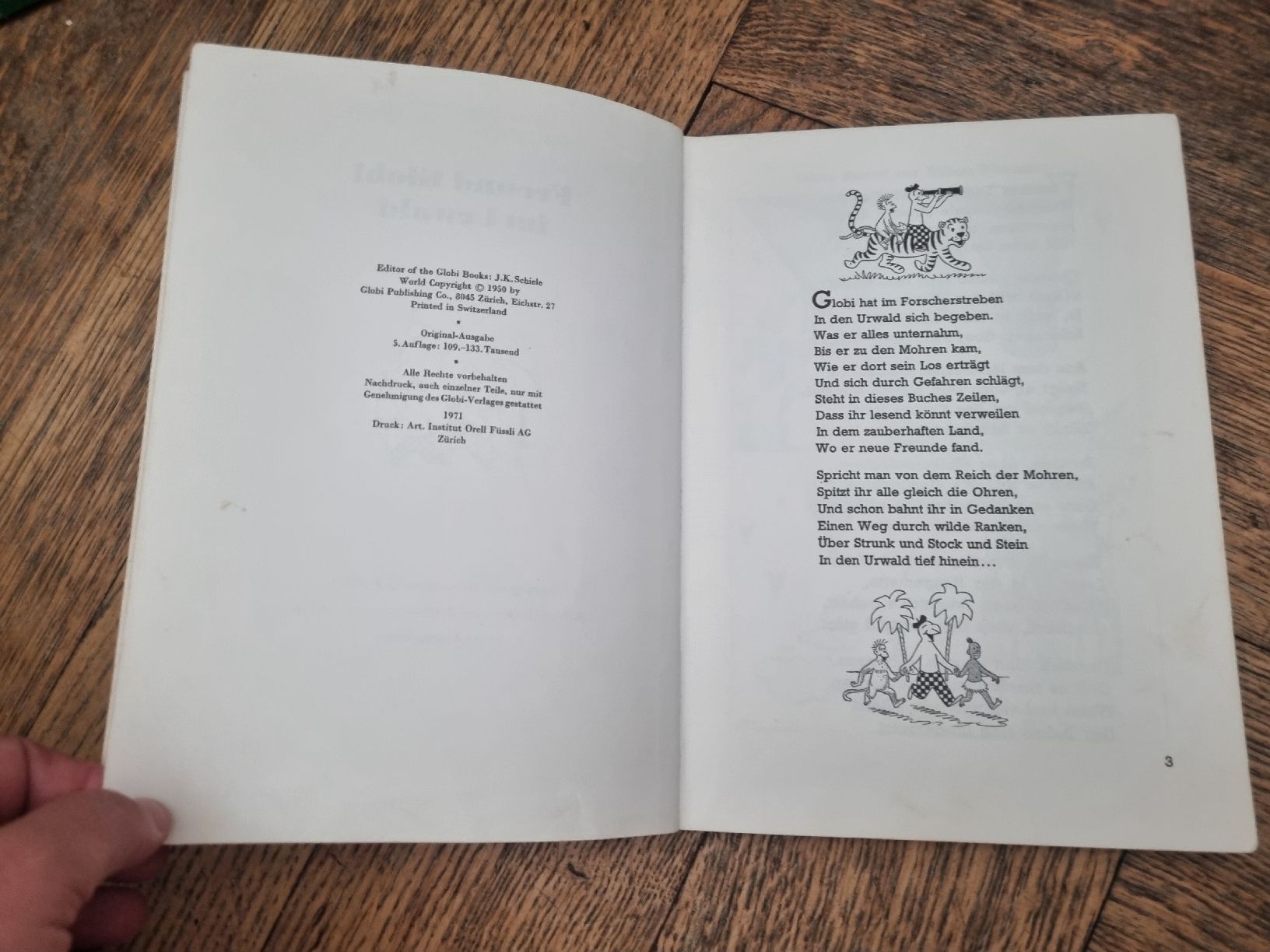 Libri: Livre Globi im Urwald  – Usato da Fribourg venduto da sal_5ln6 5