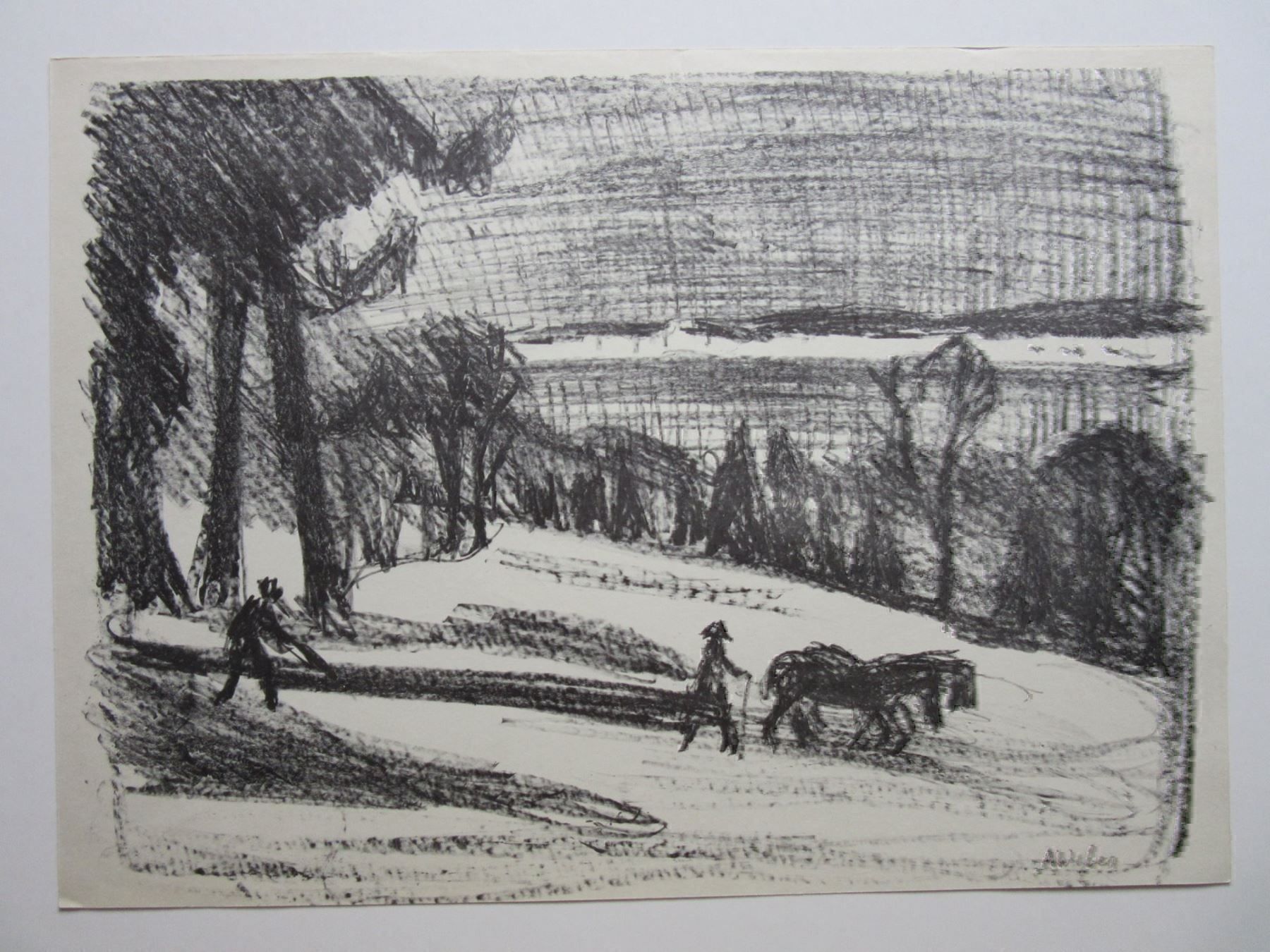 Grafica & Litografie: A. WEBER LITHOGRAPHIE SIGNIERT – Usato da Gersau venduto da kunst-online