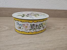 Boîte métal vintage fleurs  🌼🌻