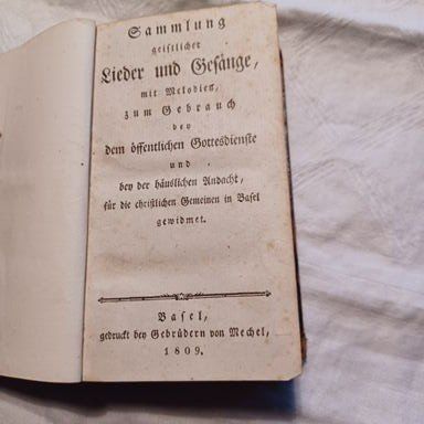 Libri: christliches Buch Lieder und Gesänge von 1809 – Usato da Abtwil SG venduto da luupsy 2