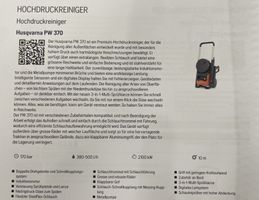 Husqvarna Hochdruckreiniger PW 370