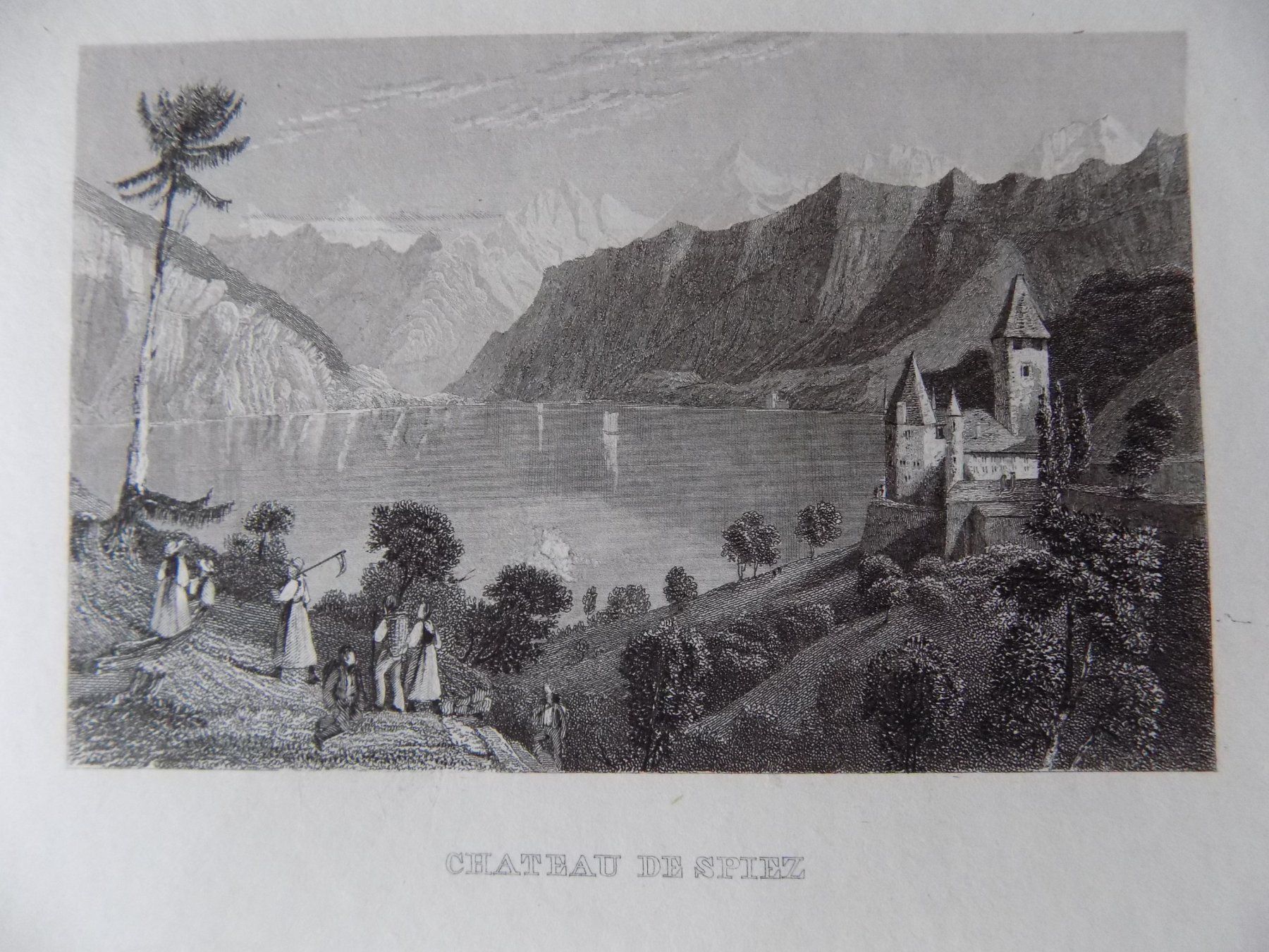 Stiche: Chateau de Spiez – Gebraucht aus Risch von Antikfee 1
