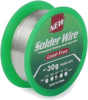 Bleifrei Lötzinn 0.8mm, Lötdraht 30g mit Flussmittel Lötzinn