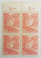 ST119) 205z, Val Leventina, postfrisch im 4-Block Kt. 140.-+