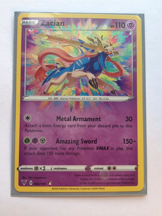 Zacian 082/185 Amazing Rare | Kaufen Auf Ricardo