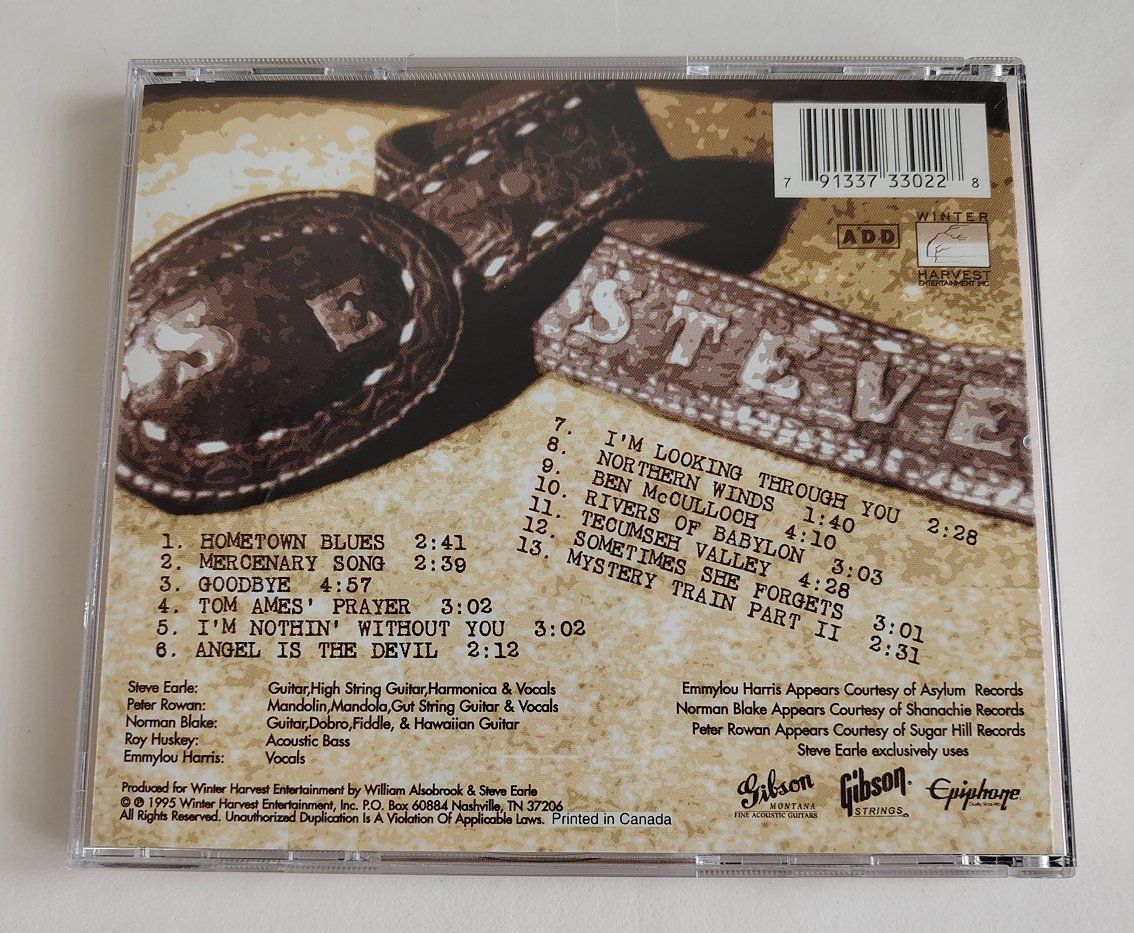 CDs: CD Steve Earle - Train a Comin' – D'occasion à Buchs ZH par Bighusky 1