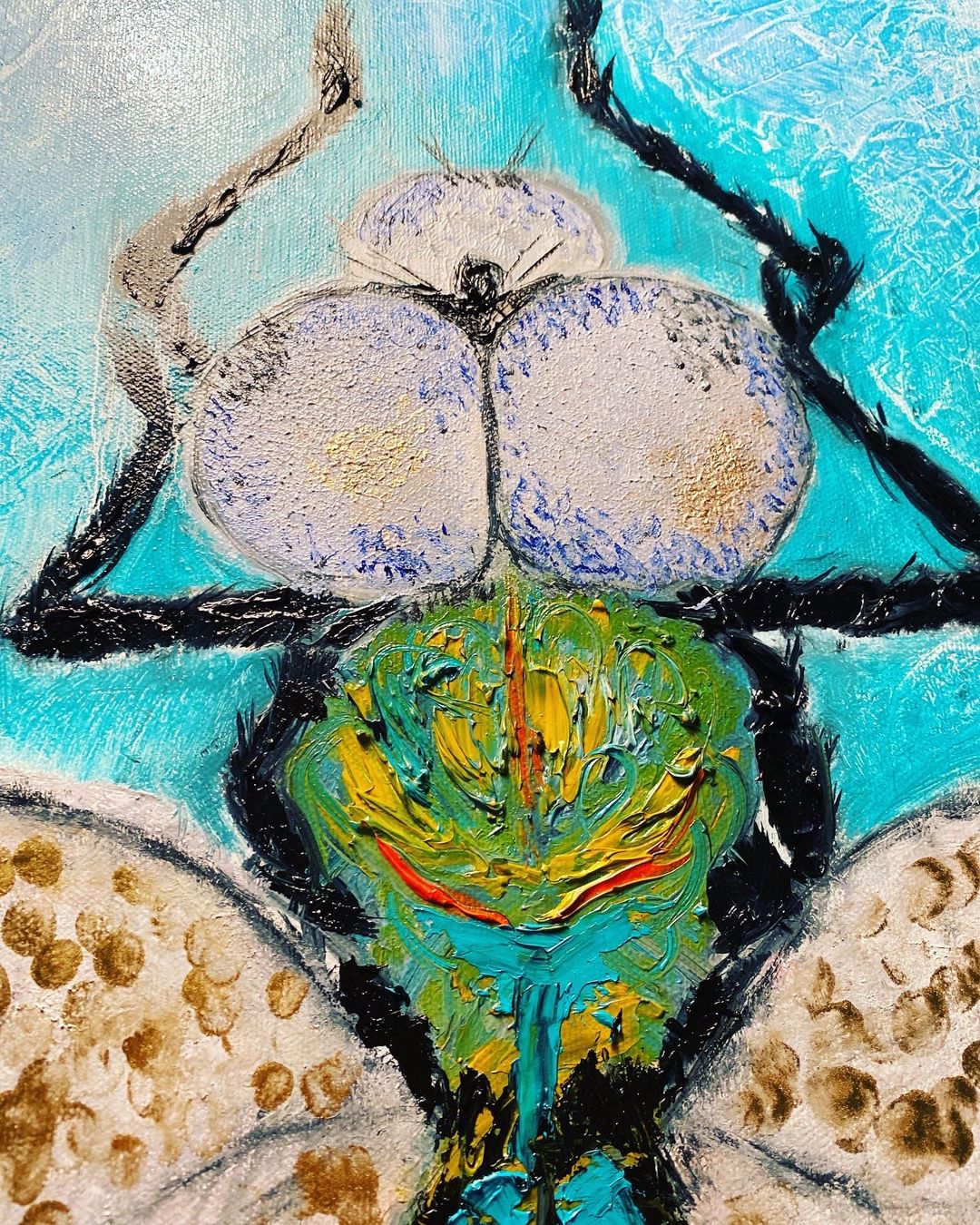 Dipinti: Libelle Liebe-oil Bild Kunst Doks – Nuovo e nell'imballaggio originale da Beromünster venduto da dok_b8mf 3