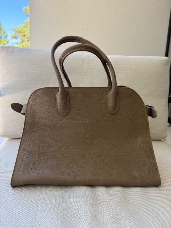Grand sac à main couleur taupe