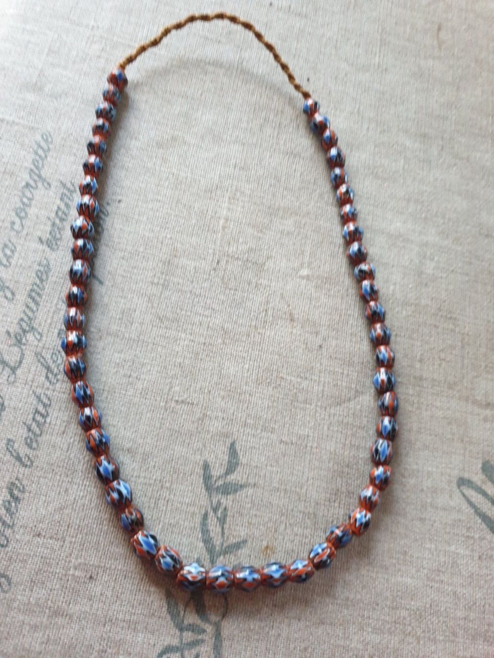 Catenine: Antike Tibet Kette mit wunderschönen Glasperlen – Usato da Bottmingen venduto da sandy_2 1