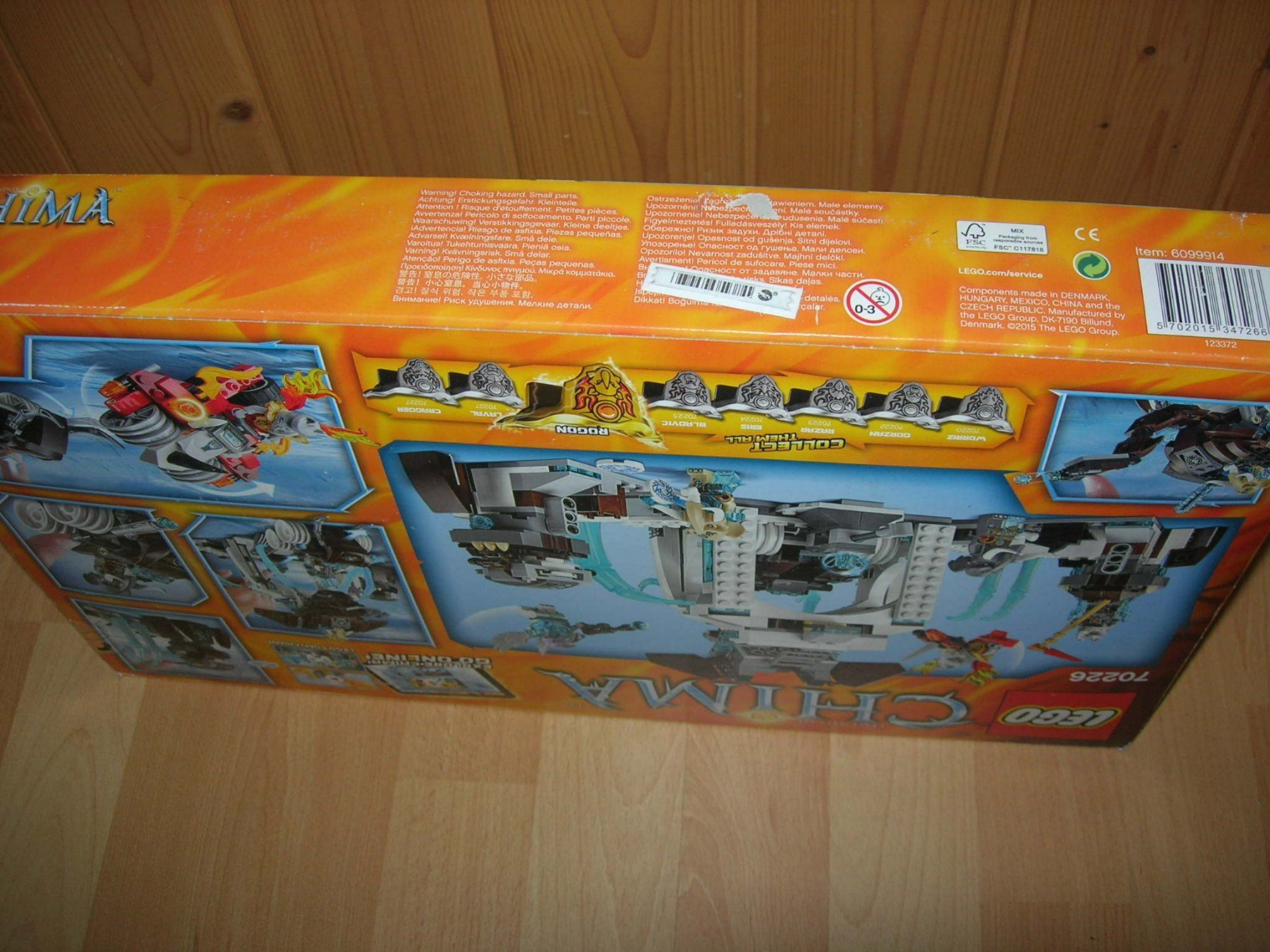 Lego Giocattoli: LEGO Chima 70226 Die Eisfestung der Mammuts – Nuovo e nell'imballaggio originale da Hornussen venduto da Corvette- 5