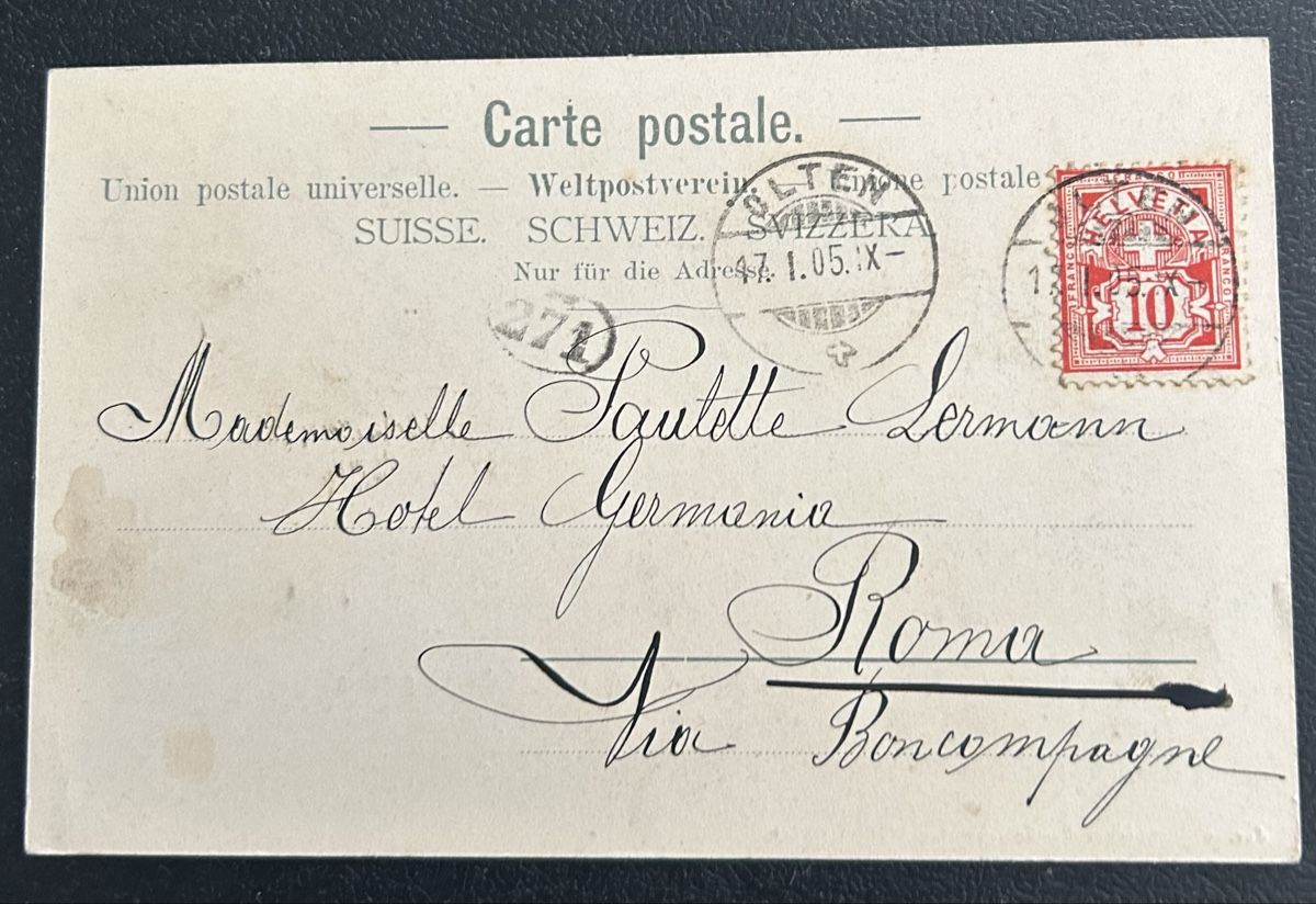 Cartoline postali: AK Olten 1905 – Usato da Horw venduto da Tellbub 1