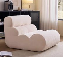 Sessel 80cm weiss rahmenlos vakuum schnell