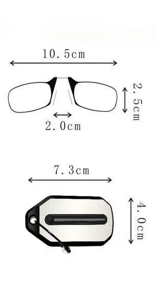 Occhiali & Lenti: Ausklappbare NasenClip-Lesebrille +2.0 – Nuovo e nell'imballaggio originale da Bern venduto da Prasolux 2