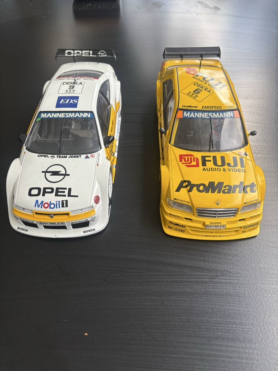 Opel Modellautos: DTM Meisterschaft 1/18 Opel Calibra / Mercedes Benz  – Neu (gemäss Beschreibung) aus Volketswil von 1970rog