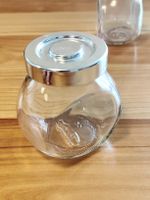 Lot de 3 bocaux en verre 15 cl - design élégant